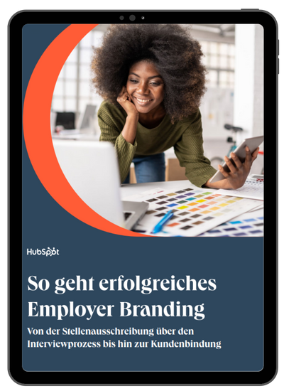 iPad mit Coverbild eBook Employer Branding