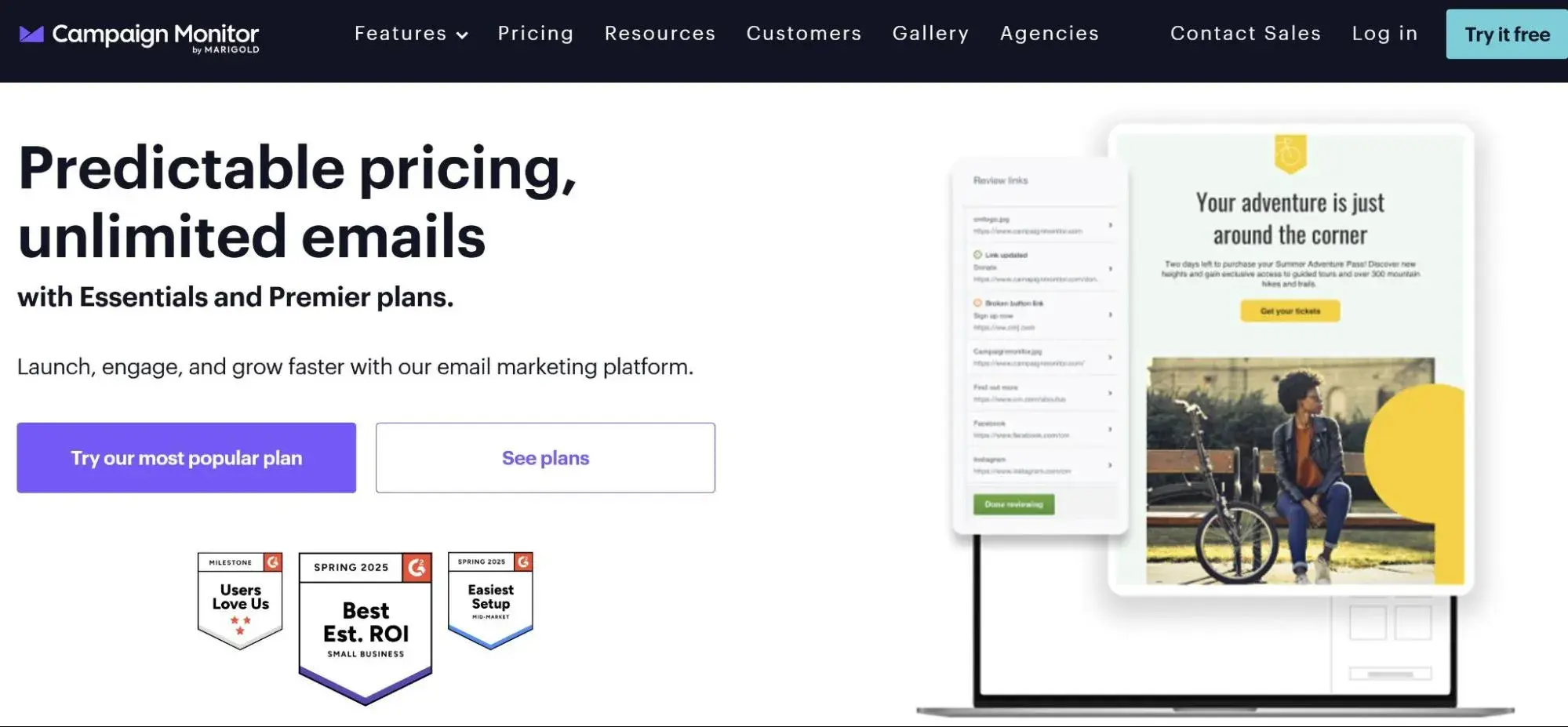 Campaign Monitor Website