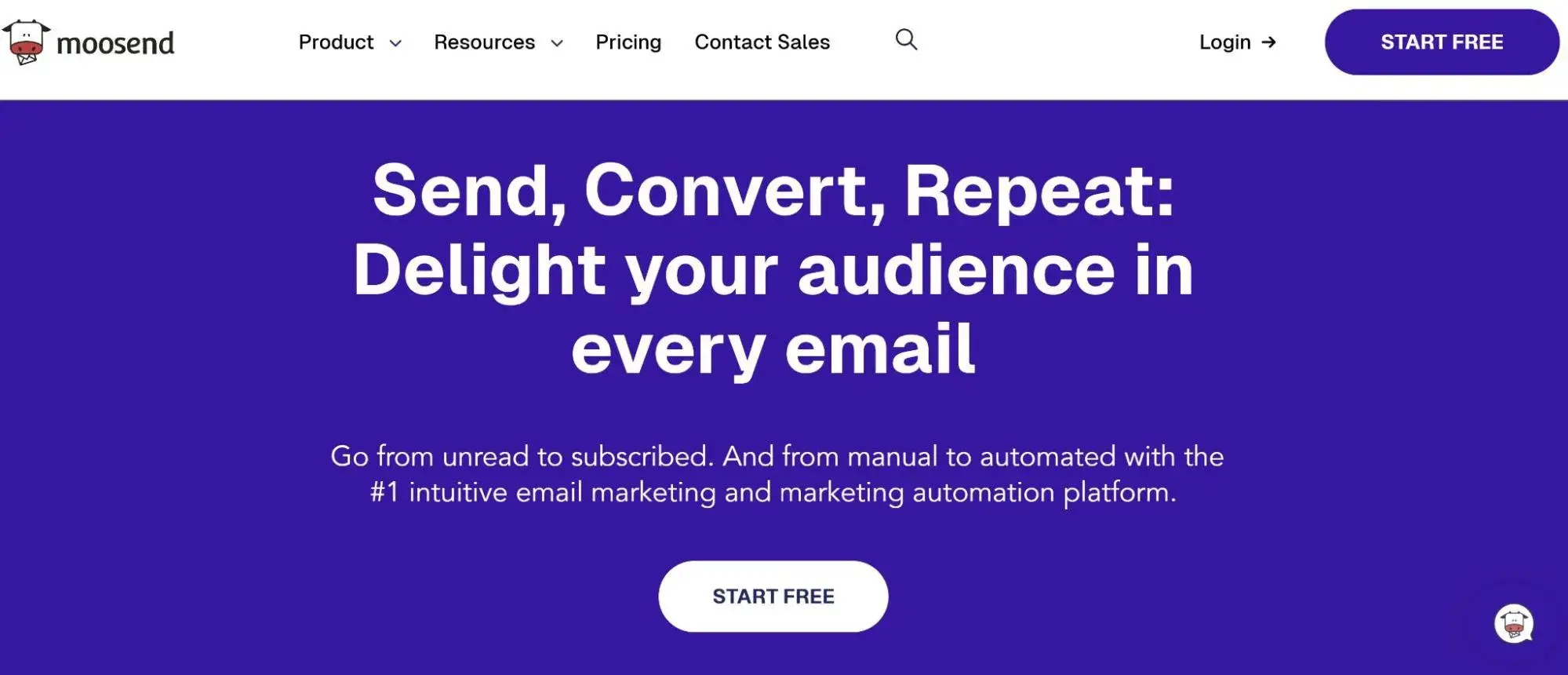 Moosend Website