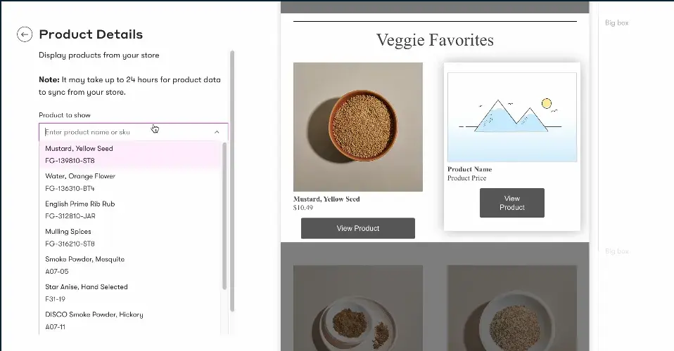 Screenshot der Drip-Plattform