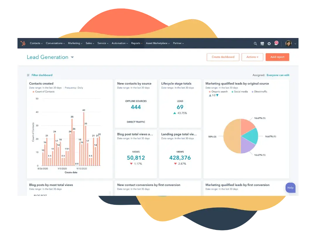 E-Mail-Marketing für die Immobilienverwaltung: Marketing Hub von HubSpot