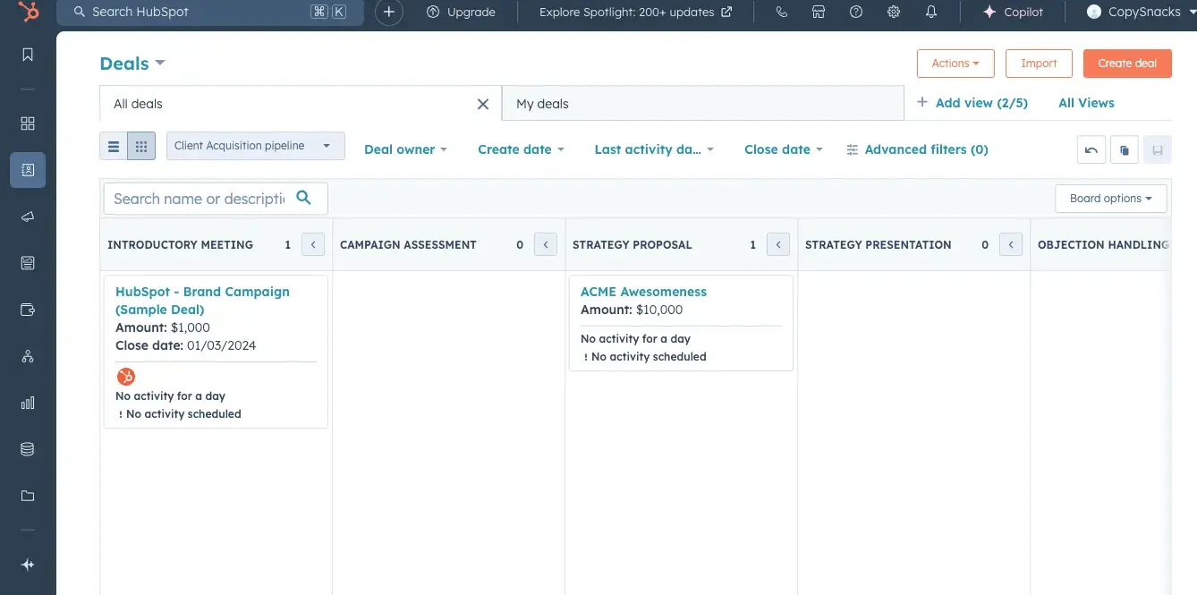 HubSpot ist eine starke Salesforce-Alternative.