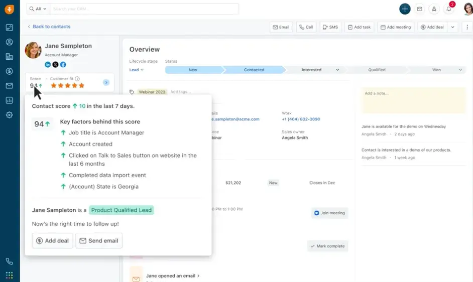 Freshsales (ehemals Freshworks) ist eine Salesforce-Alternative.